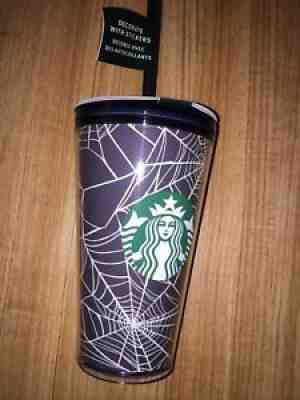 2021 STARBUCKS HALLOWEEN Spider Webs GLOW IN THE DARK TUMBLER 16 Oz ð??¸ð??¸ New - Sold on eBay Sep 04, 2021 for $37.99