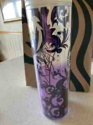 Starbucks Halloween 2021 Glow In The Dark Floral Spider Goblet 16oz - Sold on eBay Sep 10, 2021 for $35.00