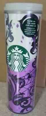 Starbucks Halloween 2021 Glow In The Dark Floral Spider Goblet 16oz - Sold on eBay Sep 12, 2021 for $32.00