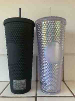 starbucks studded tumbler mexico Matte Black And Unicorn Iridescent Studded - Sold on eBay Aug 18, 2021 for $135.00