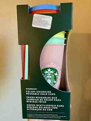 Starbucks Color changing cold cups 5 pack Mexico Summer 2020 - Sold on eBay Sep 01, 2021 for $65.00