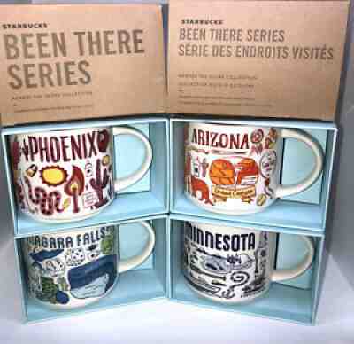 Starbucks Minnesota Phoenix Arizona Niagara 14oz Coffee Mug Collection (4) NEW - Sold on eBay Aug 28, 2021 for $59.95