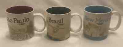 Starbucks New Mexico, Sao Paulo & Brazil Global Icon Series Collectors Mug 16 Oz - Sold on eBay Jul 31, 2021 for $49.99