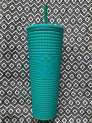 Starbucks Mexico Grid Teal Green (Ships from USA!) Venti Cold Cup Tumbler - Sold on eBay Sep 09, 2021 for $49.00