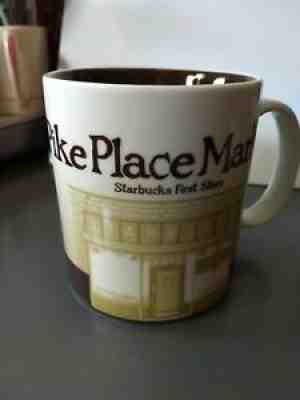 STARBUCKS PIKE PLACE MARKET ICON COFFEE CUP MUG SEATTLE WA WASHINGTON 2008 - Sold on eBay Jun 19, 2021 for $9.80