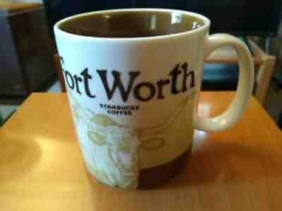 Starbucks FORT WORTH Texas Steer GLOBAL ICON CITY SERIES 16oz Coffee Mug - Sold on eBay Aug 22, 2021 for $15.00