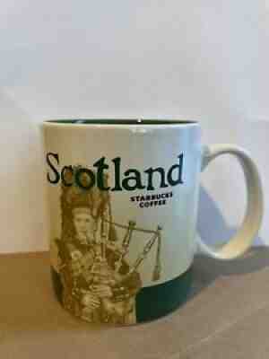 Starbucks Scotland Bagpiper Global Icon City Collector Series 16oz Coffee Mug - Sold on eBay Aug 01, 2021 for $19.38