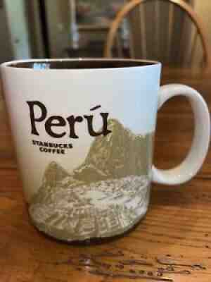 STARBUCKS MUG PERU GLOBAL ICON SERIES 16 OZ. PRE OWNED - Sold on eBay Aug 27, 2021 for $12.00