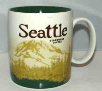 Starbucks Seattle Mt Rainier Global Icon Collector Series 2008 Coffee Mug 16oz - Sold on eBay Sep 02, 2021 for $67.99