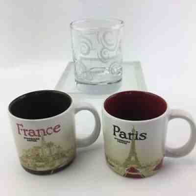 2 Starbucks France Paris Global Icon Coffee Demi Mugs Espresso Cups 3 oz + Shot - Sold on eBay Jul 04, 2021 for $34.00