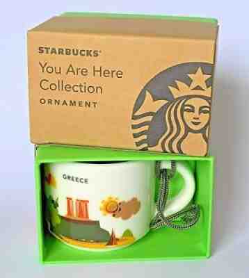 Starbucks Greece You Are Here Espresso Shot Coffee Ornament Mug 59ml 2oz New! - Sold on eBay Jul 12, 2021 for $25.00