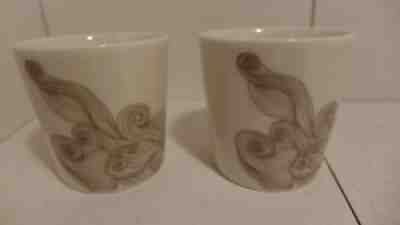 2016 Starbucks 3 oz Demitasse Pair Mini Mug ceramic w/ Swirl Shot cups Set Of 2 - Sold on eBay Jul 19, 2021 for $25.00
