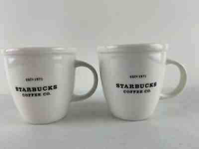 (2) Starbucks 2002 Ceramic Espresso Shot Coffee Mini Mug Cup Drink Barista - 3â? - Sold on eBay Jun 19, 2021 for $15.00