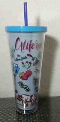 Starbucks California The Golden State Venti 24 OZ Cold Cup Tumbler Plastic - Sold on eBay Aug 05, 2021 for $19.99