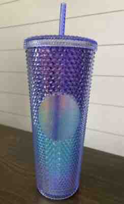 Starbucks Summer 2021 Blue Ombre " Mermaid " Studded Bling Venti 24oz Tumbler - Sold on eBay Jul 17, 2021 for $60.00