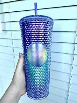 Starbucks Mermaid Blue Ombre Cold Cup Tumbler Studded Venti 24oz - Sold on eBay Jul 15, 2021 for $45.00