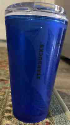 Starbucks Summer 2021 Blue Tropical Leaves 16 oz Travel Tumbler Grande Size NWT - Sold on eBay Sep 02, 2021 for $9.00