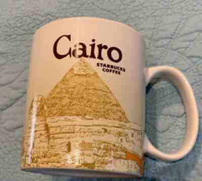 Starbucks CAIRO Icon Series Mug 2016 MIT w SKU, 16 oz Discontinued Pyramid Egypt - Sold on eBay Jul 01, 2021 for $100.00