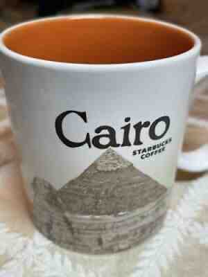 Starbucks Icon Mug Cairo Egypt Sphynx & Chefren Pyramid MIT 16 oz Used - Sold on eBay Sep 05, 2021 for $140.00