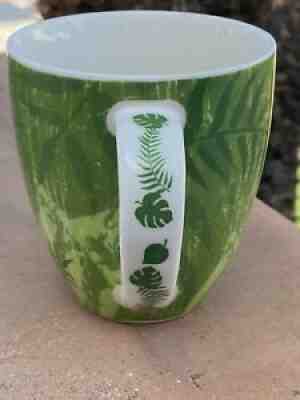 Vintage STARBUCKS Coffee Mug 2006 Green Fern Leaf No Chips Or Cracks - Sold on eBay Jul 18, 2021 for $8.99