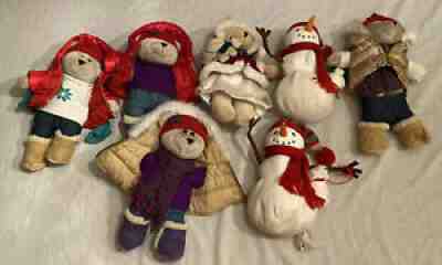 Lot of 7 STARBUCKS BEARS Plush Barista Bears, Snowman, Bears, 2006 - Sold on eBay Jul 04, 2021 for $19.99