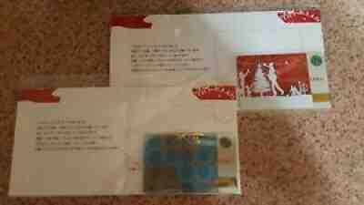 STARBUCKS Japan Shimmering Tree & Snowflake Gift Cards Original Backing US Sell - Sold on eBay Jun 16, 2021 for $54.00