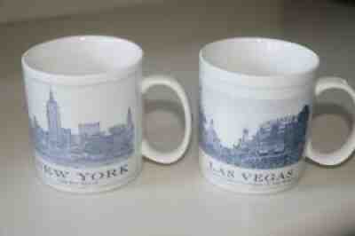 STARBUCKS 2010 2006 NEW YORK CITY & LAS VEGAS - ARCHITECT SERIES TWO 18 OZ MUGS - Sold on eBay Aug 06, 2021 for $28.00