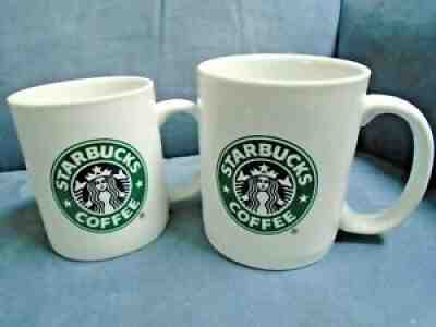 lot of 2 Starbucks Coffee Mug Cups 2006 Classic White Green Siren Mermaid Logo - Sold on eBay Aug 21, 2021 for $6.50