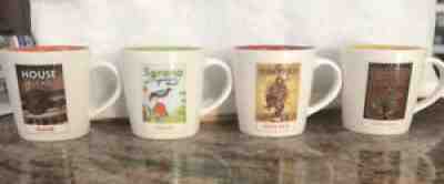 STARBUCKS Demitasse 3oz Flavor Stamps Espresso Mini 2006 Cups ~ Set Of 4 - Sold on eBay Jul 06, 2021 for $10.00