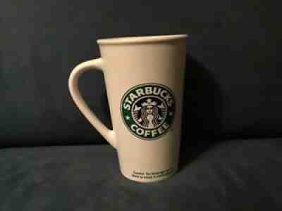 Starbucks 2006 Mug Tall Latte Grande White Coffee Cup w/ Green Mermaid Logo 16oz - Sold on eBay Aug 13, 2021 for $12.99