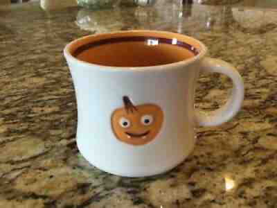 Starbucks 2006 Pumpkin With Fangs Halloween Coffee Mug Cup Collectible Orange - Sold on eBay Sep 06, 2021 for $6.99