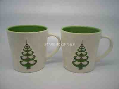 STARBUCKS (2) HOLIDAY 2006 CHRISTMAS RAISED TREE & SNOWFLAKE MUG CUP 17 OZ CUTE - Sold on eBay Jul 01, 2021 for $19.99