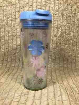 2006 Starbucks Acrylic Tumbler Raised Textured Flowers, 16fl oz, Spring, Summer - Sold on eBay Jul 09, 2021 for $14.99