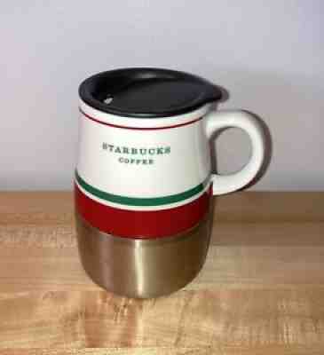 2006 STARBUCKS COFFEE 14 oz. CERAMIC TRAVEL MUG THERMO WITH LID - Sold on eBay Jun 21, 2021 for $25.00