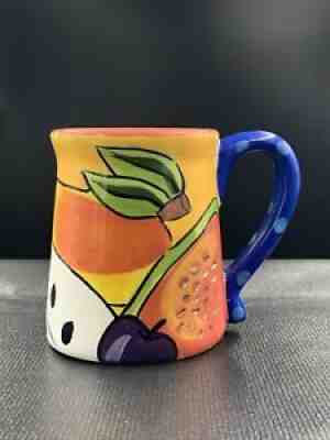 Starbucks 2006 Coffee Mug Pefi Costa Rica Fruit Painted 16 Oz Cup - Sold on eBay Sep 12, 2021 for $9.99