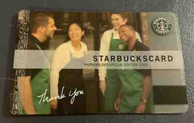 2006 Starbucks Shareholder Card - Pin Still Intact Matte Finish - Sold on eBay Jul 15, 2021 for $14.99
