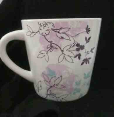 Starbucks Coffee 16 Oz Mug Pink Purple Blue Flowers 2006 - Sold on eBay Aug 30, 2021 for $14.99