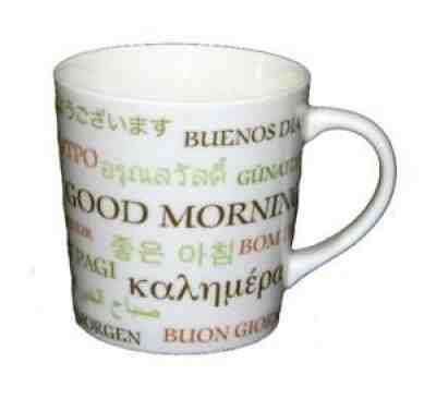 Starbucks 2006 Coffee Mug GOOD MORNING in Different Languages 17 oz. - Sold on eBay Sep 08, 2021 for $14.99