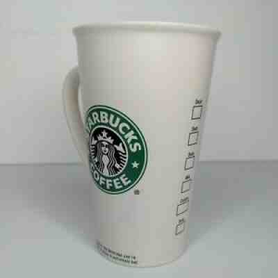 Starbucks 2006 Coffee Mug Cup 20 oz. White Green Siren Mermaid Logo 6" 1/4 Tall - Sold on eBay Jul 20, 2021 for $14.99