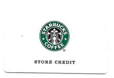 Starbucks United Kingdom, Old Logo. Store Credit Card 6028 Series - Sold on eBay Aug 05, 2021 for $10.00