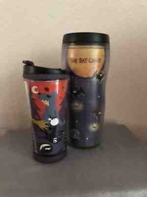 STARBUCKS HALLOWEEN Travel Mugs 2001 Barista Bat Crave & 2010 Trick or Treaters - Sold on eBay Aug 21, 2021 for $9.99