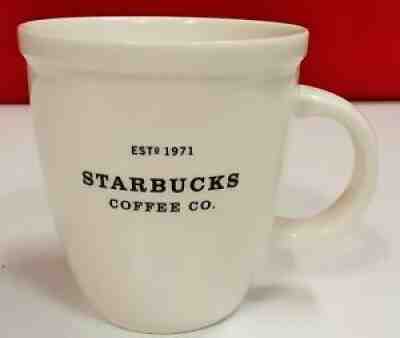 Starbucks 2001 Barista Classic Style Porcelain Abby White 18 oz Mug Coffee Cup - Sold on eBay Sep 12, 2021 for $12.95