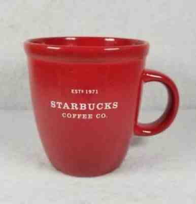 Starbucks Barista 2001 Red Abbey Mug Cup Coffee Tea 18 oz. 4.5" Tall - Sold on eBay Aug 06, 2021 for $29.95