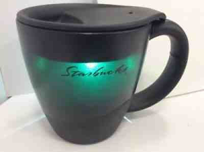 Starbucks Barista 12oz Translucent Green Plastic Travel Mug w Rubber Handle 2001 - Sold on eBay Aug 12, 2021 for $24.99