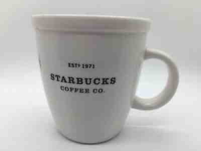 Starbucks 2001 Barista Mug Large Abbey White 16oz Ceramic Coffee Cup Est'd 1971 - Sold on eBay Sep 08, 2021 for $23.99