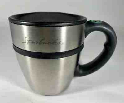 Starbucks Barista 2001 Stainless Steel Travel Mug Handle Lid 12oz Indonesia - Sold on eBay Jul 24, 2021 for $19.00