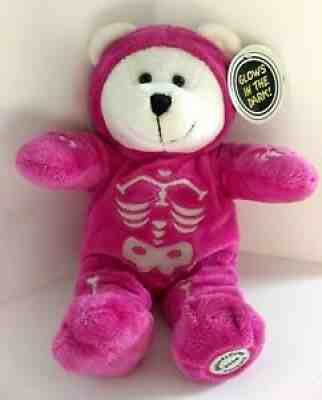 Starbucks 2004 Glow in the Dark Pink Barista 35th Edition Skeleton Plush Bear - Sold on eBay Sep 03, 2021 for $22.91