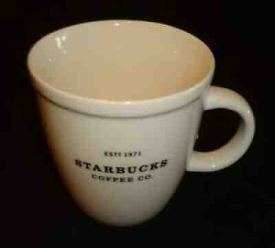 Starbucks Coffee Company Barista Est 1971 White Coffee Mug Cup 2001 (Charity) - Sold on eBay Sep 11, 2021 for $9.99