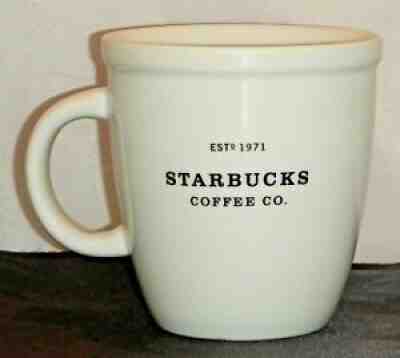Starbucks Coffee Est 1971 White Barista Mug Cup 18 OZ Nice Large 2001 - Sold on eBay Jul 25, 2021 for $23.99