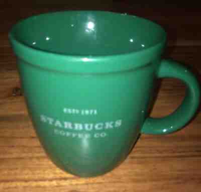 Starbucks Barista Green Coffee Mug ~ EST 1971 STARBUCKS COFFEE CO ~ 2001 - Sold on eBay Aug 09, 2021 for $7.00